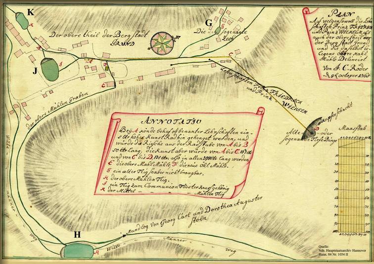 Zeichnung Röder 1765. Zur Vergrößerung KLICK!